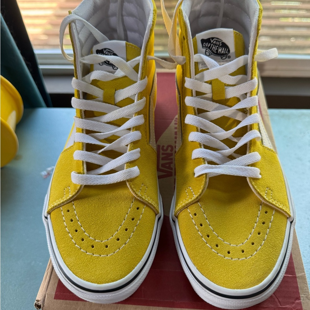 Vans Yellow SK8 High-Top Sneakers